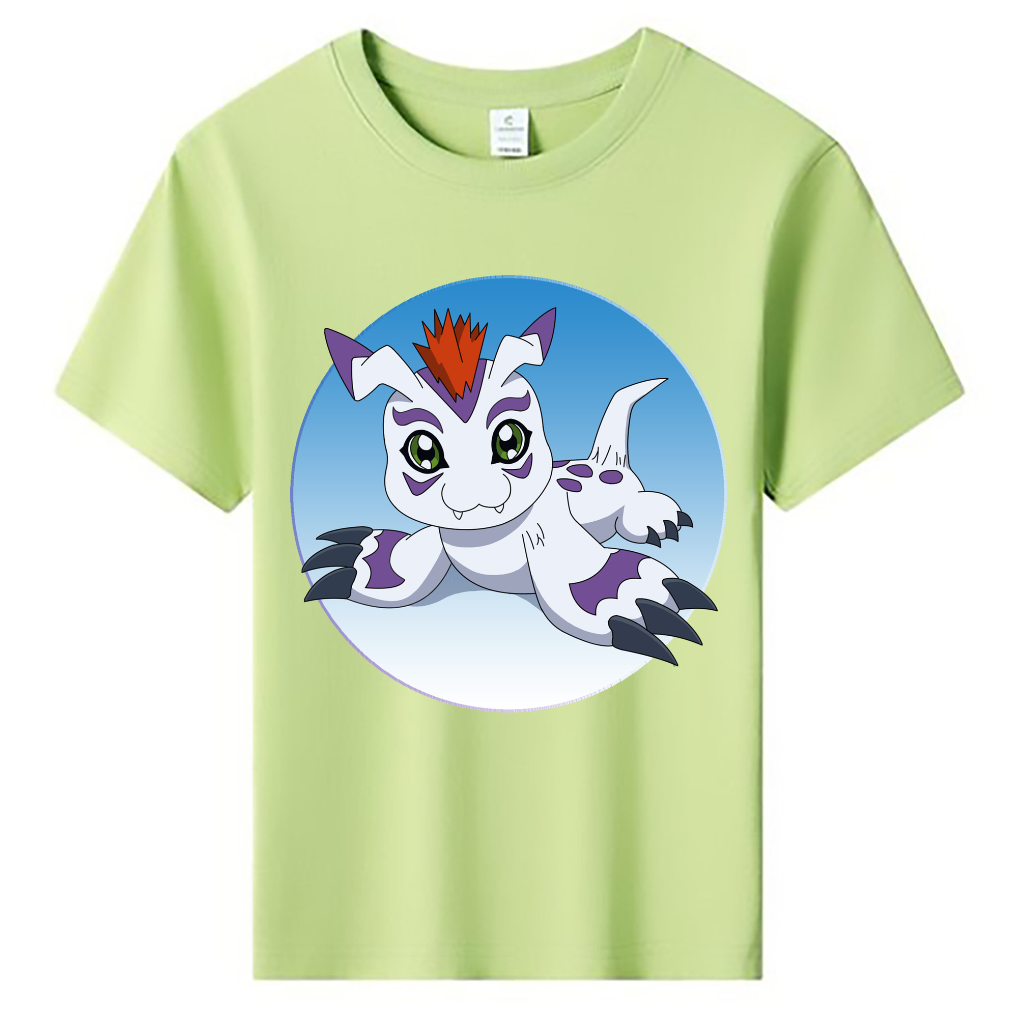 （画像用） Digimon デジタルモンスター/デジモン 綿100％キッズTシャツ（フロントプリント）